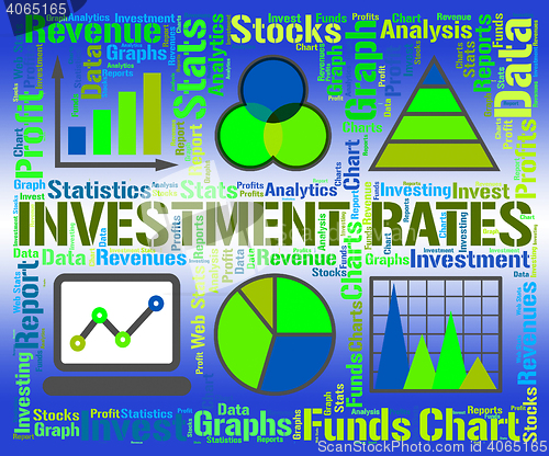 Image of Investment Rates Represents Invested Percent And Percentage