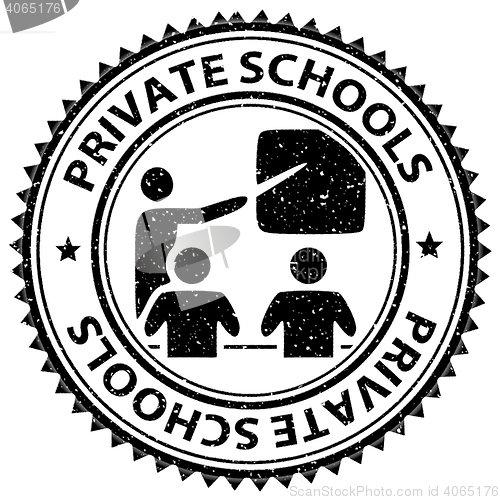 Image of Private Schools Shows Non Government And Educated