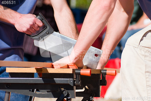 Image of Sawing Wood