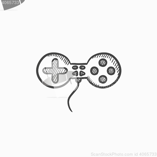 Image of Joystick sketch icon.