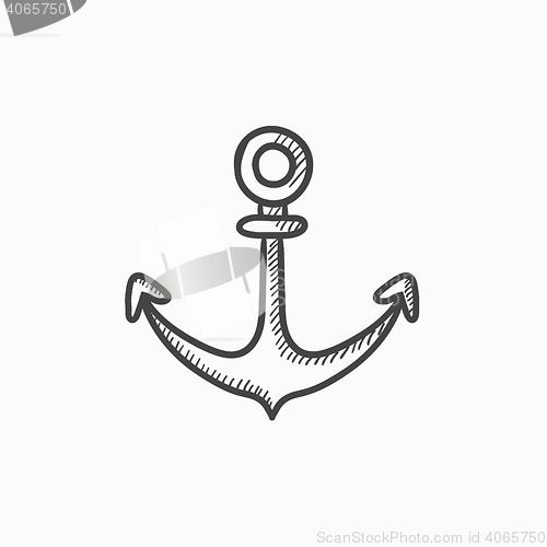 Image of Anchor sketch icon.