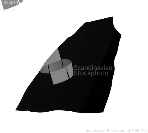 Image of Black apron isolated