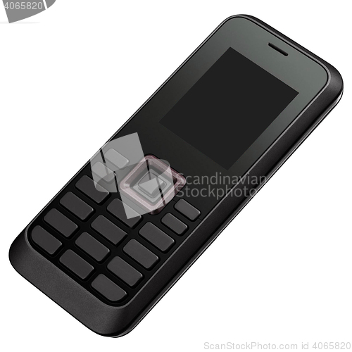 Image of Simple cellphone isolated