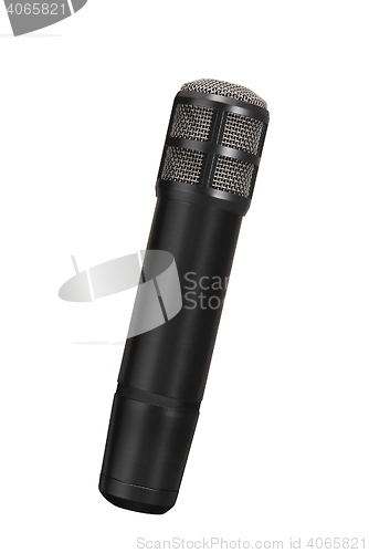 Image of microphone on a white background