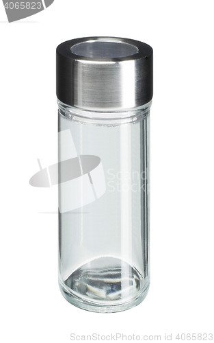 Image of Medical bottle of clear glass