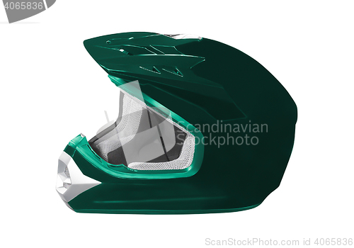 Image of  black motorcycle helmet