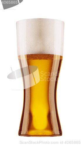 Image of Glass of beer isolated