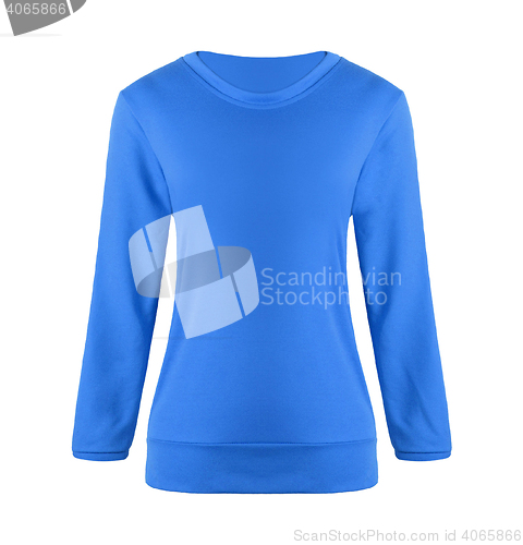 Image of blue sweater isolated