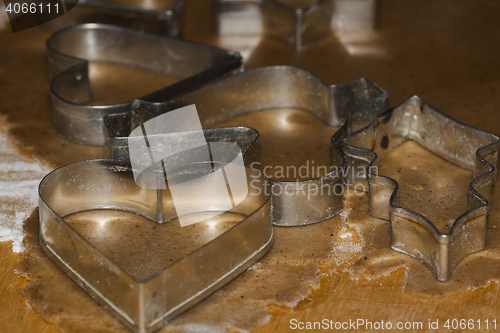 Image of gingerbread cookie baking