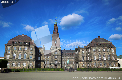 Image of Christiansborg Palace in Copenhagen, Denmark