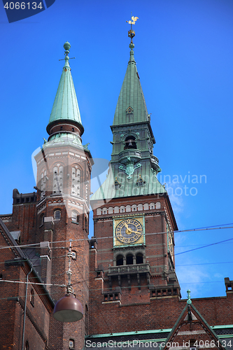 Image of Radhus, Copenhagen city hall in Copenhagen  Denmark