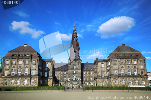 Image of Christiansborg Palace in Copenhagen, Denmark