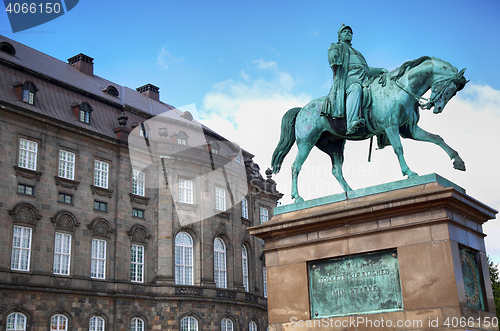 Image of Christiansborg Palace in Copenhagen, Denmark