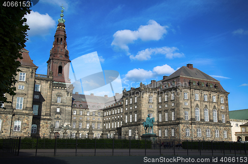 Image of Christiansborg Palace in Copenhagen, Denmark