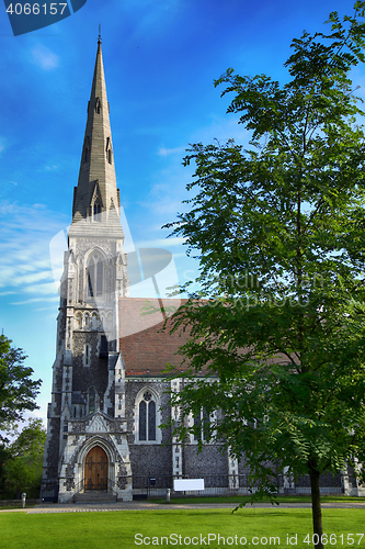 Image of St. Alban\'s church (Den engelske kirke) in Copenhagen, Denmark