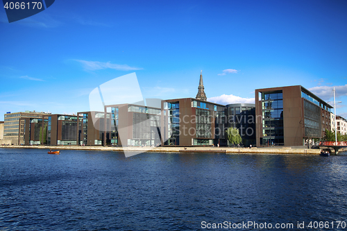 Image of COPENHAGEN, DENMARK - AUGUST  16, 2016:  Beautiful view on Copen