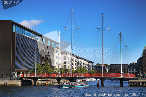 Image of COPENHAGEN, DENMARK - AUGUST  16, 2016:  Beautiful view on the m