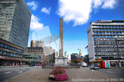 Image of COPENHAGEN, DENMARK - AUGUST 16, 2016: The Liberty Memorial is p