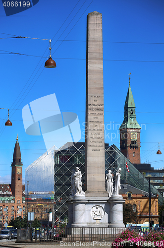 Image of COPENHAGEN, DENMARK - AUGUST 16, 2016: The Liberty Memorial is p