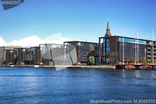 Image of COPENHAGEN, DENMARK - AUGUST  16, 2016:  Beautiful view on Copen