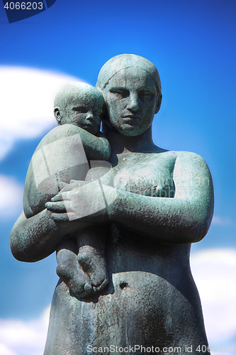 Image of EDITORIAL OSLO, NORWAY - AUGUST 18, 2016: Sculptures at Vigeland