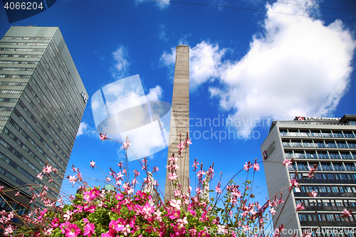 Image of COPENHAGEN, DENMARK - AUGUST 16, 2016: The Liberty Memorial is p