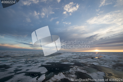 Image of Sunset in Greenland