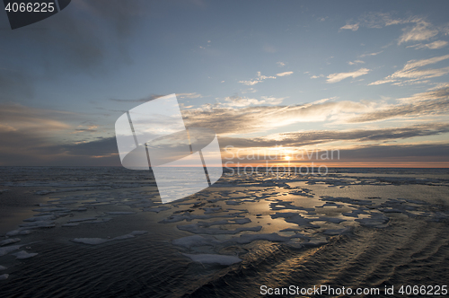 Image of Sunset in Greenland