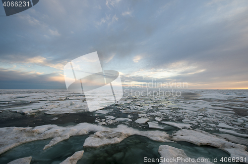 Image of Sunset in Greenland