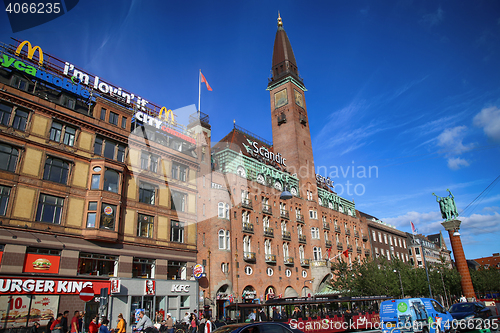 Image of COPENHAGEN, DENMARK - AUGUST 15, 2016: Scandic Palace Hotel is a