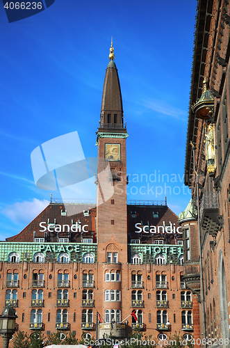 Image of COPENHAGEN, DENMARK - AUGUST 15, 2016: Scandic Palace Hotel is a