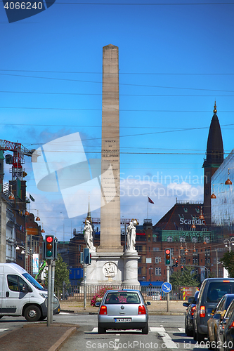 Image of COPENHAGEN, DENMARK - AUGUST 16, 2016: The Liberty Memorial is p