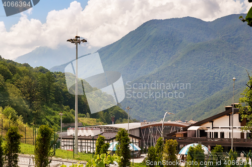 Image of Comfortable hotel in the mountains.