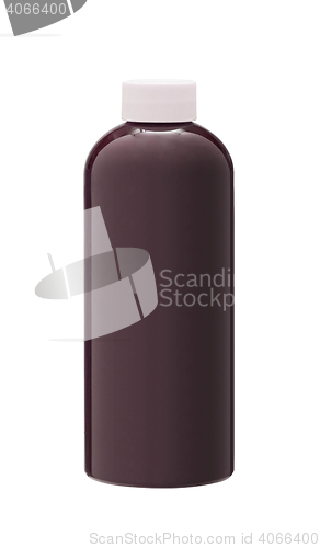 Image of color bottle isolated