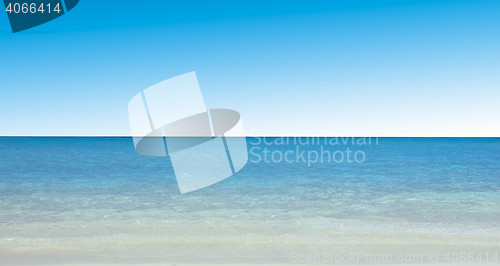 Image of sky and water of ocean