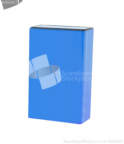 Image of Empty metal box isolated