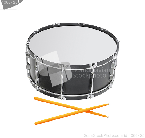 Image of Drum on white background