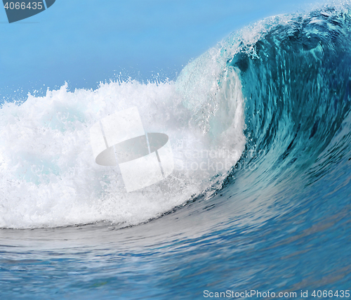 Image of Blue Ocean Wave