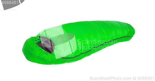 Image of Sleeping Bag isolated on a white