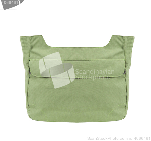 Image of Green bag isolated