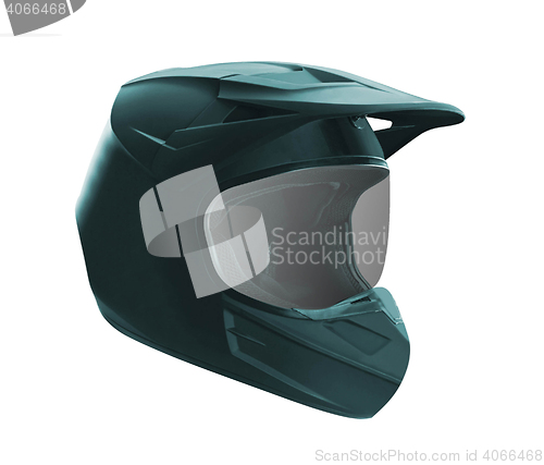 Image of Motorcycle helmet isolated