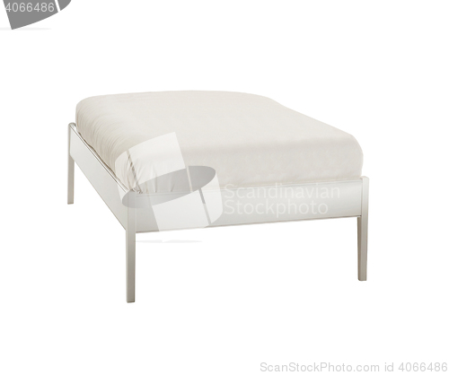 Image of bed on white background