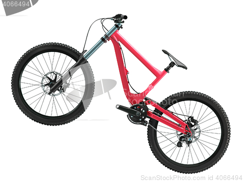 Image of New bicycle isolated
