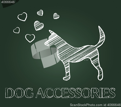 Image of Dog Accessories Represents Product Pedigree And Pup