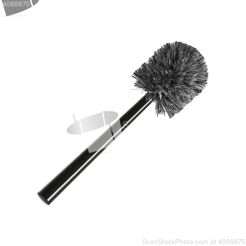 Image of Gray toilet brush