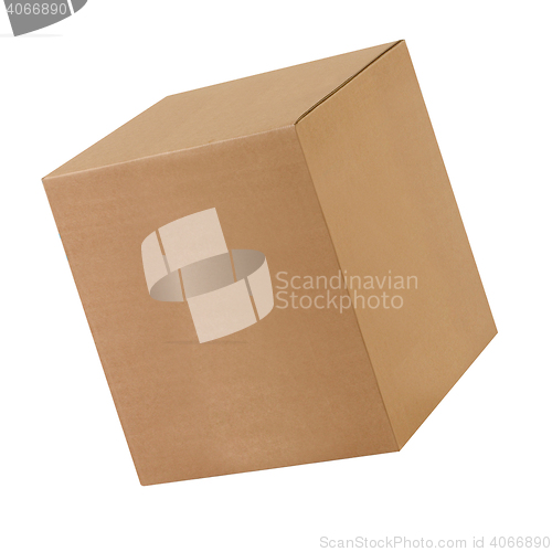 Image of Cardboard box front side 