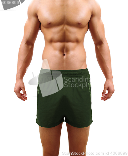 Image of Shirtless muscular guy