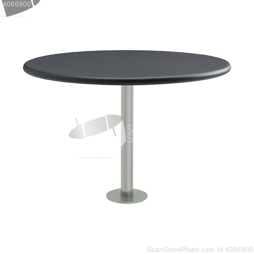 Image of Round table isolated