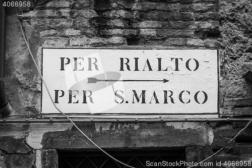 Image of Venice street sign