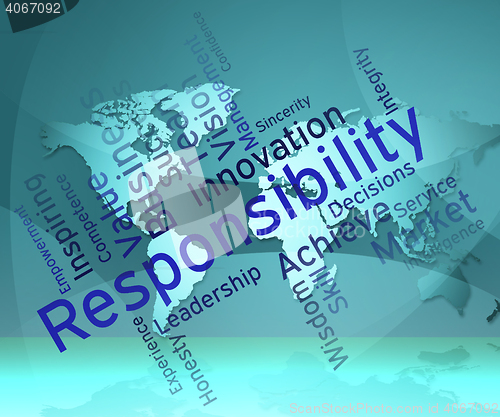 Image of Responsibility Words Means Obligations Duties And Responsibiliti